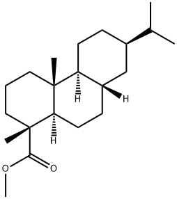 [1R-(1Α,4AΒ,4BΑ,7Β,8AΒ,10AΑ)]-十四氢-1,4A-二甲基-7-(1-甲基乙基)菲-1-甲酸甲酯 结构式