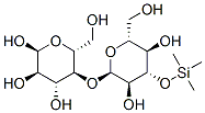 4-O-[2-O,3-O,4-O,6-O-Tetrakis(trimethylsilyl)-α-D-glucopyranosyl]-1-O,2-O,3-O,6-O-tetrakis(trimethylsilyl)-D-glucopyranose 结构式