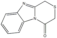 1H-[1,4]Thiazino[4,3-a]benzimidazol-4(3H)-one 结构式