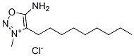 3-methyl-4-nonyl-1-oxa-2-aza-3-azoniacyclopenta-2,4-dien-5-amine chlor ide 结构式
