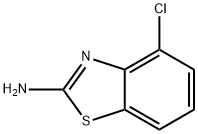 2-氨基-4-氯苯并噻唑 结构式