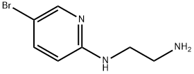 N1-(5-溴吡啶-2-基)乙烷-1,2-二胺 结构式