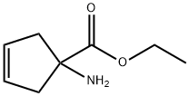 3-Cyclopentene-1-carboxylicacid,1-amino-,ethylester(9CI) 结构式