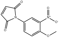 1-(4-METHOXY-3-NITROPHENYL)-1H-PYRROLE-2,5-DIONE 结构式