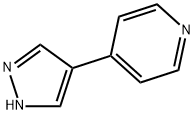 4-(1H-吡唑-4-基)吡啶 结构式