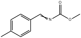 Carbamic  acid,  N-[(4-methylphenyl)methylene]-,  methyl  ester 结构式