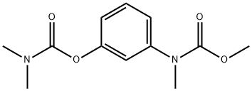 m-(Dimethylcarbamoyloxy)-N-methylcarbanilic acid methyl ester 结构式