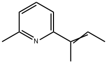 Pyridine, 2-methyl-6-(1-methyl-1-propenyl)- (9CI) 结构式