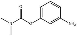 3-氨基苯基N,N-二甲基氨基甲酸 结构式