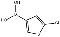 5-氯噻吩-3-硼酸 结构式