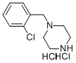 1-(2-CHLORO-BENZYL)-PIPERAZINE DIHYDROCHLORIDE 结构式