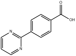 4-(嘧啶-2-基)苯甲酸 结构式