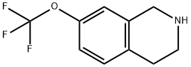 1,2,3,4-四氢-7-(三氟甲氧基)异喹啉 结构式