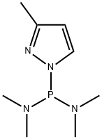 Bis(dimethylamino)(3-methyl-1H-pyrazol-1-yl)phosphine 结构式