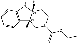 顺式-1,3,4,4a,5,9b-六氢-2H-吡啶并[4,3-b]吲哚-2-甲酸乙酯 结构式