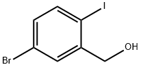 5-溴-2-碘苯甲醇 结构式