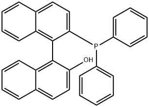 1,1'-联萘-2'-羟基-2-二苯膦 结构式