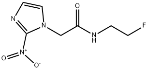 N-(2-FLUOROETHYL)-2-(2-NITROIMIDAZOL-1-YL)ACETAMIDE 结构式