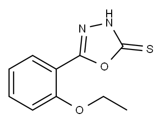 5-(2-ETHOXYPHENYL)-1,3,4-OXADIAZOLE-2-THIOL 结构式