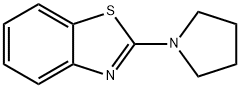 Benzothiazole, 2-(1-pyrrolidinyl)- (8CI,9CI) 结构式