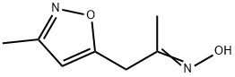 2-Propanone,1-(3-methyl-5-isoxazolyl)-,oxime(8CI) 结构式