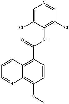 8-甲氧基-喹啉-5-甲酸 结构式