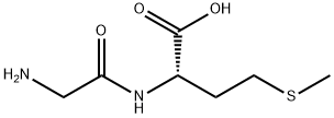 甘氨酰-DL-甲硫氨酸 结构式