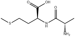 DL-丙氨酰基-DL-蛋氨酸 结构式