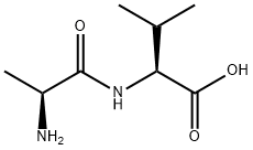 DL-丙氨酰基-DL-缬氨酸 结构式