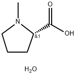 N-甲基-L-脯氨酸一水合物 结构式