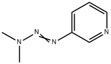 1-(3-pyridyl)-3,3-dimethyltriazene 结构式