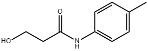 3-羟基-N-(4-甲基苯基)丙酰胺 结构式