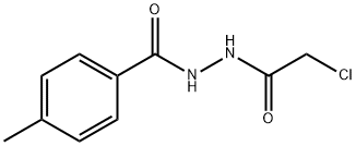 N'-(2-氯乙酰基)-4-甲基苯甲酰肼 结构式