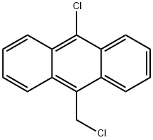 9-Chloro-10-chloromethylanthracene 结构式