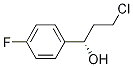 (ALPHAS)-ALPHA-(2-氯乙基)-4-氟苯甲醇 结构式