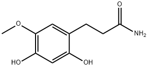 Benzenepropanamide, 2,4-dihydroxy-5-methoxy- (9CI) 结构式