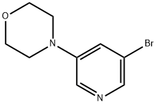 3-溴-5-(4-吗啉基)吡啶 结构式