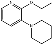 Pyridine, 2-ethoxy-3-(1-piperidinyl)- (9CI) 结构式