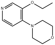 Morpholine, 4-(3-ethoxy-4-pyridinyl)- (9CI) 结构式
