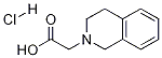 (1,2,3,4-Tetrahydro-2-isoquinolyl)acetic acid hydrochloride 结构式