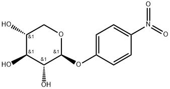 4-硝基苯基-BETA-D-吡喃木糖苷 结构式