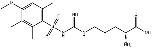 H-D-ARG(MTR)-OH 结构式