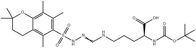 BOC-ARG(PMC)-OH 结构式