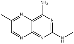 2,4-Pteridinediamine,N2,6-dimethyl-(9CI) 结构式