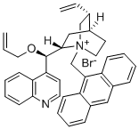 O-烯丙基-N-(9-蒽甲基)溴化金鸡纳碱 结构式
