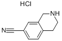 7-氰基-1,2,3,4-四氢异喹啉盐酸盐 结构式