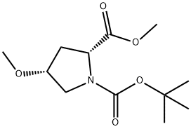 1,2-PYRROLIDINEDICARBOXYLIC ACID, 4-METHOXY-, 1-(1,1-DIMETHYLETHYL) 2-METHYL ESTER, (2R,4R)-