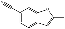 6-Benzofurancarbonitrile,  2-methyl- 结构式