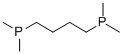 1,4-双(二甲基膦)丁烷 结构式