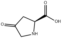 4-氧代脯氨酸 结构式